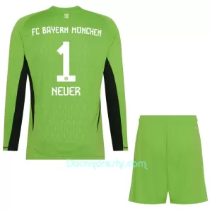 Dres FC Bayern Munich Manuel Neuer 1 Golmanski Dječji Gostujući 2023/24 Dugi Rukav Dres FC Bayern Munich Manuel Neuer 1 Golmanski Dječji Gostujući 2023/24 Dugi Rukav