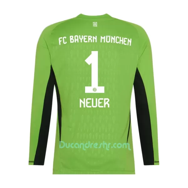 Dres FC Bayern Munich Manuel Neuer 1 Golmanski Gostujući 2023/24 Dugi Rukav