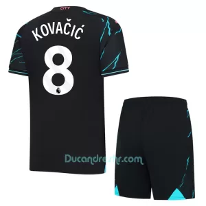 Dres Manchester City Mateo Kovacic 8 Dječji Treći 2023/24 Dres Manchester City Mateo Kovacic 8 Dječji Treći 2023/24