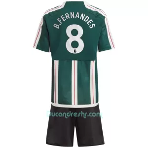 Dres Manchester United Bruno Fernandes 8 Dječji Gostujući 2023/24