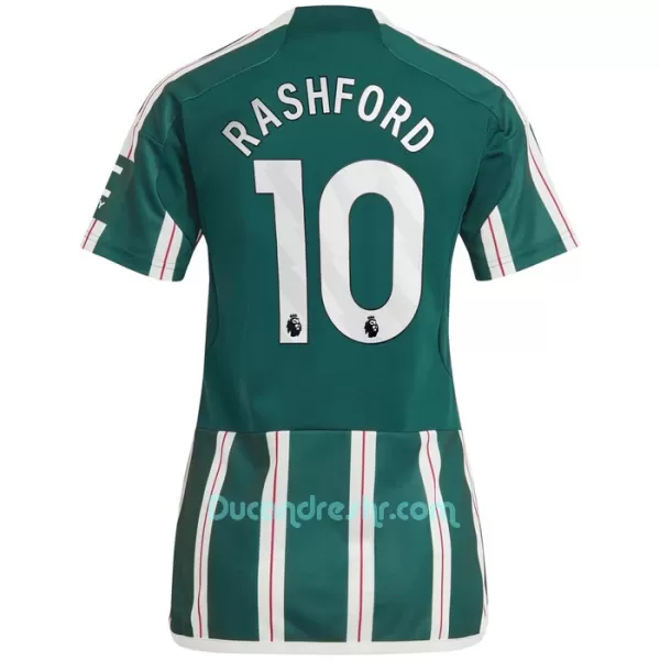 Dres Manchester United Marcus Rashford 10 Ženski Gostujući 2023/24