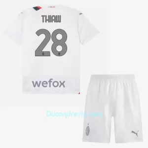 Dres AC Milan Malick Thiaw 28 Dječji Gostujući 2023/24 Dres AC Milan Malick Thiaw 28 Dječji Gostujući 2023/24
