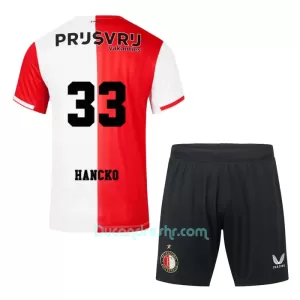 Dres Feyenoord Rotterdam Hancko 33 Dječji Domaći 2023/24 Dres Feyenoord Rotterdam Hancko 33 Dječji Domaći 2023/24