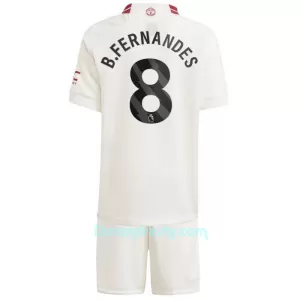 Dres Manchester United Bruno Fernandes 8 Dječji Treći 2023/24