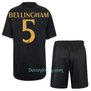 Dres Real Madrid Jude Bellingham 5 Dječji Treći 2023/24 Dres Real Madrid Jude Bellingham 5 Dječji Treći 2023/24