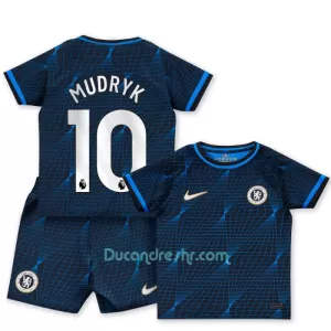 Dres Chelsea Mykhaylo Mudryk 10 Dječji Gostujući 2023/24 Dres Chelsea Mykhaylo Mudryk 10 Dječji Gostujući 2023/24