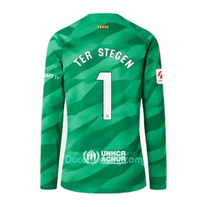 Dres FC Barcelona Marc-André ter Stegen 1 Golmanski Domaći 2023/24 Dugi Rukav Dres FC Barcelona Marc-André ter Stegen 1 Golmanski Domaći 2023/24 Dugi Rukav