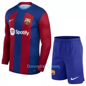 Dres FC Barcelona Dječji Domaći 2023/24 Dugi Rukav Dres FC Barcelona Dječji Domaći 2023/24 Dugi Rukav