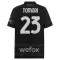 Dres AC Milan Fikayo Tomori 23 Četvrta 2023/24 Crno