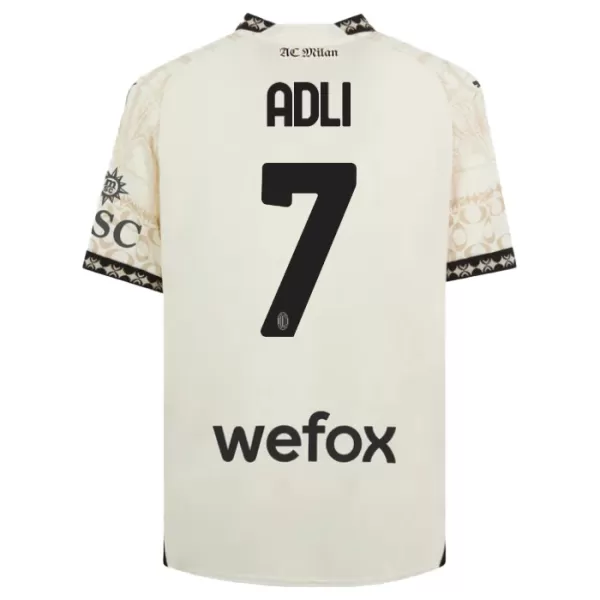Dres AC Milan Yacine Adli 7 Četvrta 2023/24 Bijela