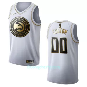Dres za Košarku Atlanta Hawks Golden Edition Swingman Bijela Dres za Košarku Atlanta Hawks Golden Edition Swingman Bijela