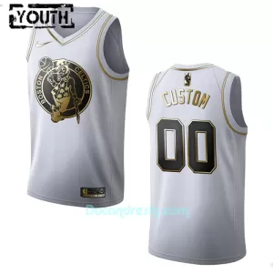 Dres za Košarku Boston Celtics Dječji Golden Edition Swingman Bijela