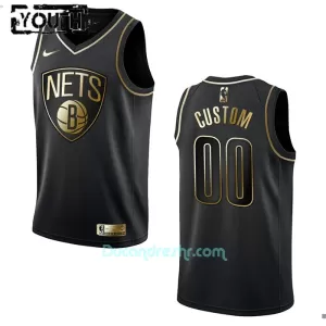 Dres za Košarku Brooklyn Nets Dječji Golden Edition Swingman Crno