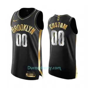Limited Dres za Košarku Brooklyn Nets Golden Edition Swingman Crno Limited Dres za Košarku Brooklyn Nets Golden Edition Swingman Crno