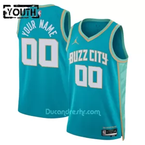 Dres za Košarku Charlotte Hornets Dječji City Edition Swingman 2023/24 Mornarica Dres za Košarku Charlotte Hornets Dječji City Edition Swingman 2023/24 Mornarica