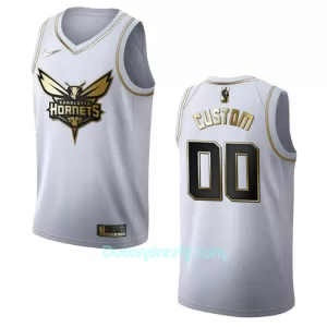 Dres za Košarku Charlotte Hornets Golden Edition Swingman Bijela Dres za Košarku Charlotte Hornets Golden Edition Swingman Bijela