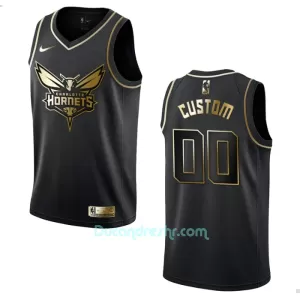 Dres za Košarku Charlotte Hornets Golden Edition Swingman Crno Dres za Košarku Charlotte Hornets Golden Edition Swingman Crno