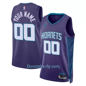 Dres za Košarku Charlotte Hornets Statement Edition Swingman 2023/24 Ljubičasta Dres za Košarku Charlotte Hornets Statement Edition Swingman 2023/24 Ljubičasta