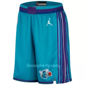 NBA Hlačice Charlotte Hornets Classic Edition Swingman Mornarica