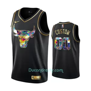 Dres za Košarku Chicago Bulls Diamond Edition Swingman Crno Dres za Košarku Chicago Bulls Diamond Edition Swingman Crno