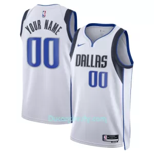 Dres za Košarku Dallas Mavericks Association Edition Swingman 2023/24 Bijela Dres za Košarku Dallas Mavericks Association Edition Swingman 2023/24 Bijela