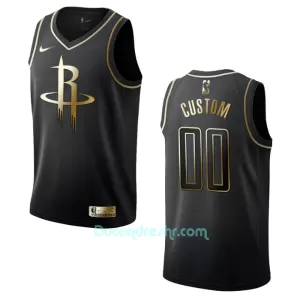 Dres za Košarku Houston Rockets Golden Edition Swingman Crno Dres za Košarku Houston Rockets Golden Edition Swingman Crno