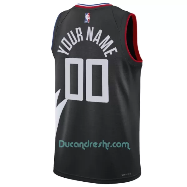 Dres za Košarku Los Angeles Clippers Statement Edition Swingman 2023/24 Crno