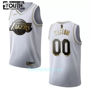 Dres za Košarku Los Angeles Lakers Dječji Golden Edition Swingman Bijela Dres za Košarku Los Angeles Lakers Dječji Golden Edition Swingman Bijela