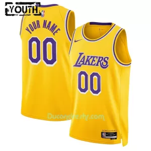 Dres za Košarku Los Angeles Lakers Dječji Icon Edition Swingman 2023/24 Žuti Dres za Košarku Los Angeles Lakers Dječji Icon Edition Swingman 2023/24 Žuti