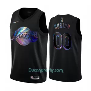 HWC Iridescent Dres za Košarku Los Angeles Lakers Swingman Crno HWC Iridescent Dres za Košarku Los Angeles Lakers Swingman Crno