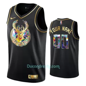 Dres za Košarku Milwaukee Bucks Diamond Edition Swingman Crno Dres za Košarku Milwaukee Bucks Diamond Edition Swingman Crno