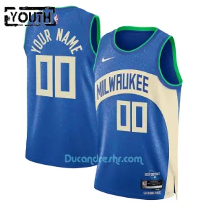 Dres za Košarku Milwaukee Bucks Dječji City Edition Swingman 2023/24 Dres za Košarku Milwaukee Bucks Dječji City Edition Swingman 2023/24