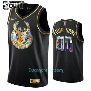 Dres za Košarku Milwaukee Bucks Dječji Diamond Edition Swingman Crno Dres za Košarku Milwaukee Bucks Dječji Diamond Edition Swingman Crno