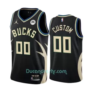 Dres za Košarku Milwaukee Bucks Statement Edition Swingman 2023/24 Crno Dres za Košarku Milwaukee Bucks Statement Edition Swingman 2023/24 Crno