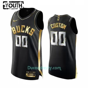 Limited Dres za Košarku Milwaukee Bucks Dječji Golden Edition Swingman Crno Limited Dres za Košarku Milwaukee Bucks Dječji Golden Edition Swingman Crno