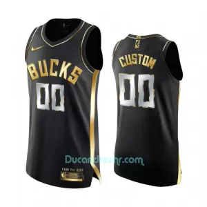 Limited Dres za Košarku Milwaukee Bucks Golden Edition Swingman Crno Limited Dres za Košarku Milwaukee Bucks Golden Edition Swingman Crno