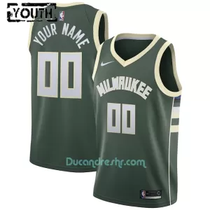 Zelena Dres za Košarku Milwaukee Bucks Dječji Icon Edition Swingman 2023/24 Zelena Dres za Košarku Milwaukee Bucks Dječji Icon Edition Swingman 2023/24