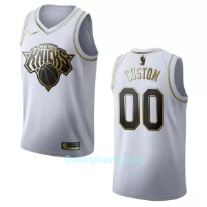 Dres za Košarku New York Knicks Golden Edition Swingman Bijela Dres za Košarku New York Knicks Golden Edition Swingman Bijela