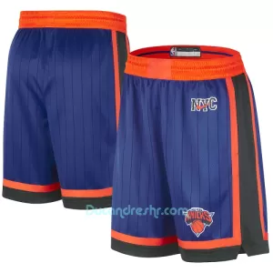 NBA Hlačice New York Knicks City Edition Swingman Plava NBA Hlačice New York Knicks City Edition Swingman Plava