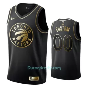 Dres za Košarku Toronto Raptors Golden Edition Swingman Crno Dres za Košarku Toronto Raptors Golden Edition Swingman Crno