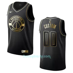 Dres za Košarku Washington Wizards Golden Edition Swingman Crno Dres za Košarku Washington Wizards Golden Edition Swingman Crno