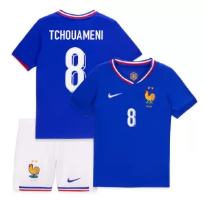 Dres Francuska Aurélien Tchouaméni 8 Dječji Domaći UEFA Euro 2024 Dres Francuska Aurélien Tchouaméni 8 Dječji Domaći UEFA Euro 2024