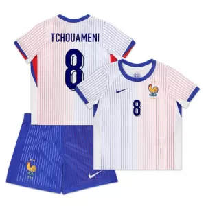 Dres Francuska Aurélien Tchouaméni 8 Dječji Gostujući UEFA Euro 2024 Dres Francuska Aurélien Tchouaméni 8 Dječji Gostujući UEFA Euro 2024