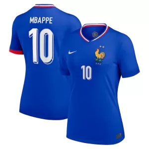 Dres Francuska Kylian Mbappé 10 Ženski Domaći UEFA Euro 2024 Dres Francuska Kylian Mbappé 10 Ženski Domaći UEFA Euro 2024
