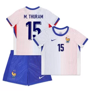 Dres Francuska M. Thuram 15 Dječji Gostujući UEFA Euro 2024 Dres Francuska M. Thuram 15 Dječji Gostujući UEFA Euro 2024