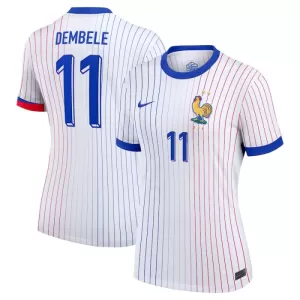 Dres Francuska Ousmane Dembélé 11 Ženski Gostujući UEFA Euro 2024 Dres Francuska Ousmane Dembélé 11 Ženski Gostujući UEFA Euro 2024