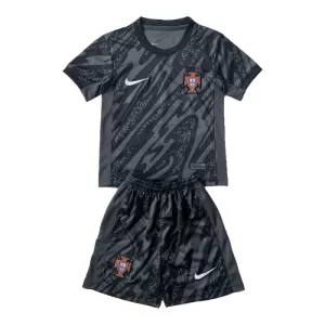 Dres Portugal Golmanski Dječji UEFA Euro 2024 Crno Dres Portugal Golmanski Dječji UEFA Euro 2024 Crno