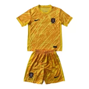 Dres Portugal Golmanski Dječji UEFA Euro 2024 Žuti Dres Portugal Golmanski Dječji UEFA Euro 2024 Žuti