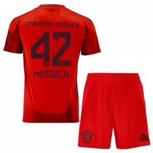Dres FC Bayern Munich Jamal Musiala 42 Dječji Domaći 2024/25 Dres FC Bayern Munich Jamal Musiala 42 Dječji Domaći 2024/25