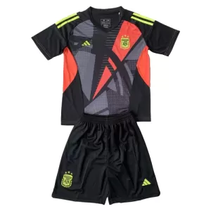 Dres Argentina Golmanski Dječji Domaći 2024 Crno Dres Argentina Golmanski Dječji Domaći 2024 Crno